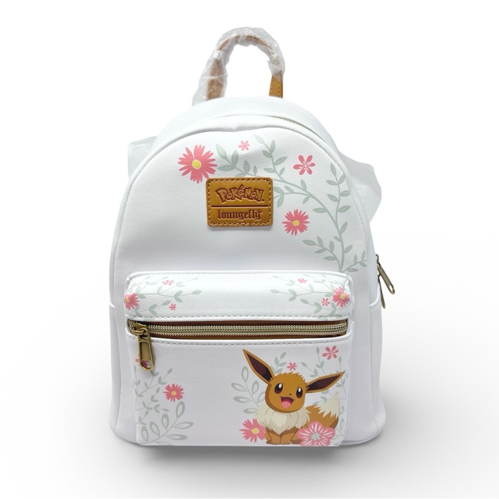 NWT Loungefly Pokémon Evee Spring Flowers Backpack